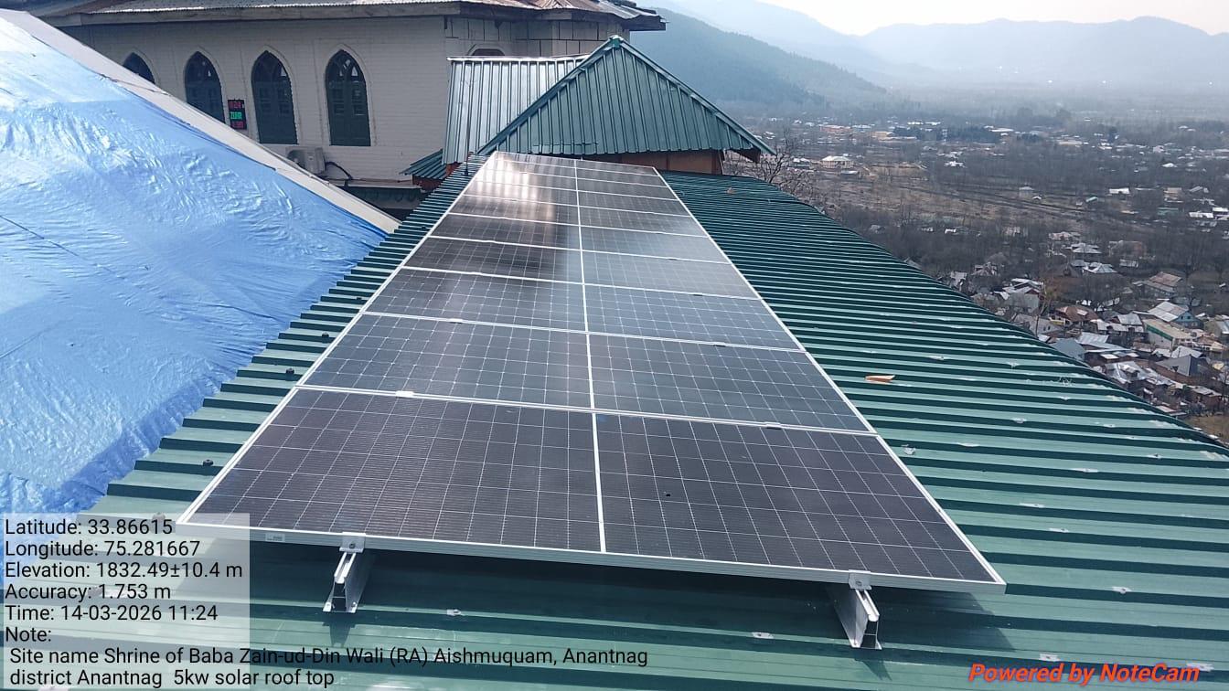 Large solar installation