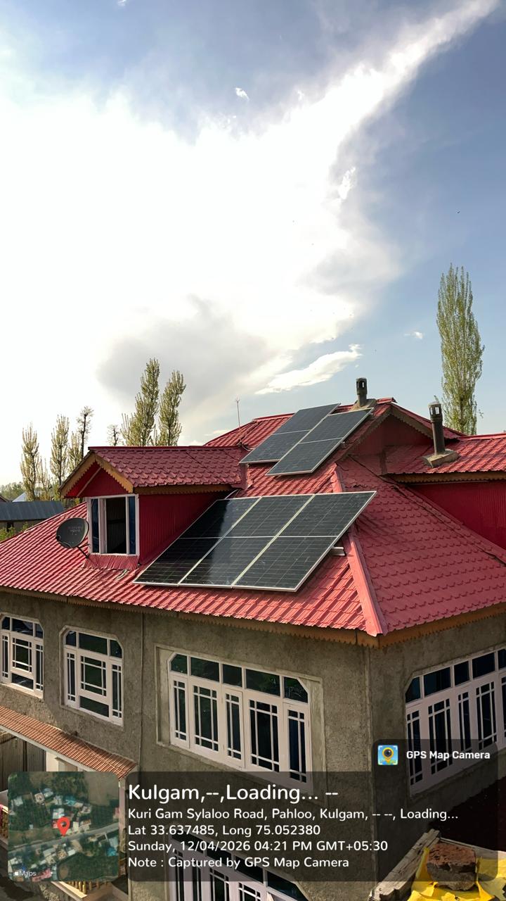 Rooftop solar panels